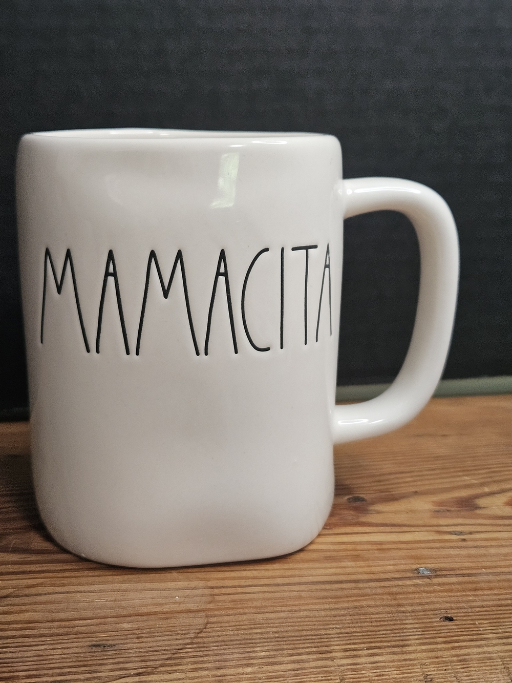 Rae Dunn Mamacita White Ceramic Coffee Mug - Classic Everyday Mug